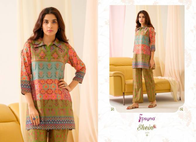 Shein Vol 1 By Psyna Summer Wear Cord Set Ladies Top With Pants Wholesalers In Delhi